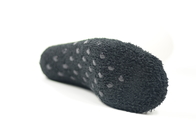 Zwarte Volwassen Antislip Nylon Lopende Sokken met Anti Vuil Katoenen Materiaal