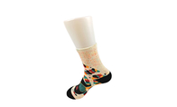 Sportieve Antibacteriële Gebreide 3D Gedrukte Sokken Unisex-Volwassenen die Zwarte dragen
